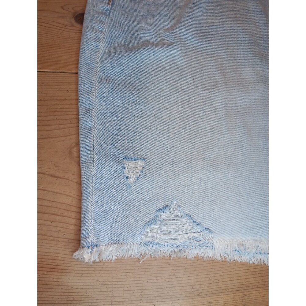 Lane Bryant Signature Fit Boyfriend Bermuda Jean Shorts Womens 14 Light Wash NWT - Picture 6 of 10